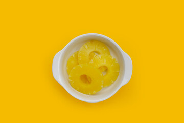 Pineapple fruit, Canned pineapple sliced