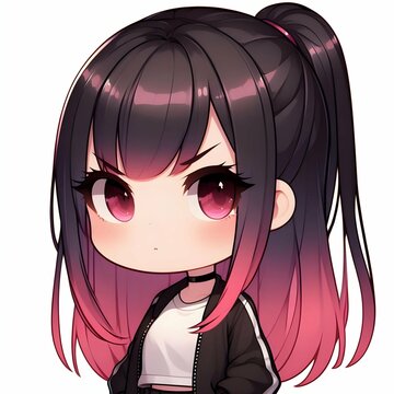 Chibi Tsundere Ponytail