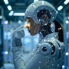 Fototapeta premium Exploring AI s Influence on Predictive Medicine and Personalized Medications The Promise of Predictive Analytics in Healthcare