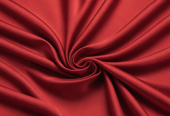 Obraz premium A smooth, Matte, and evenly lit plain silk texture background with no wrinkles, creases, or folds, showcasing a vibrant, rich, and saturated hue with a subtle sheen, evoking a sense of lux