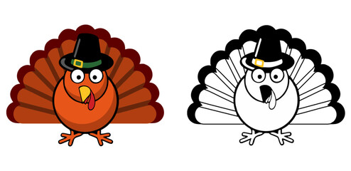 Turkey icon thanks giving