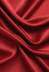 Obraz premium A smooth, Matte, and evenly lit plain silk texture background with no wrinkles, creases, or folds, showcasing a vibrant, rich, and saturated hue with a subtle sheen, evoking a sense of lux