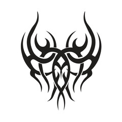 Floral Design A classic black and white floral design element featuring elegant, curved leaves and intricate detailing. Ornamental Perfect for use in decorative borders, logos