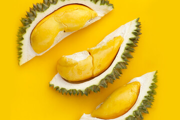 Ripe durian fruit, Thai tropical fruit