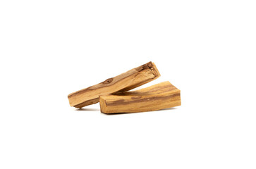 Palo Santo Smudging Sticks Isolated on White Backdrop.