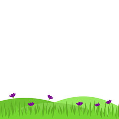 Spring Greenfield Landcape