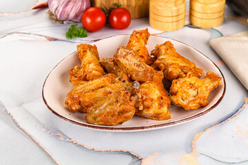 Grilled spicy chili chicken wings