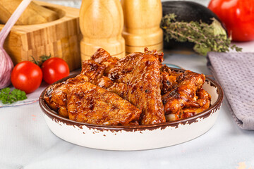 Buffalo chicken wings barbecue sauce