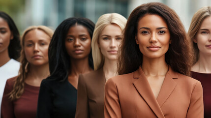 Obraz premium Women in Politics and Business Representing Leadership