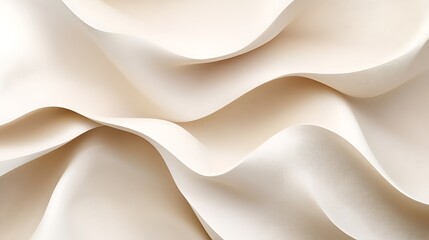 Obraz premium Abstract Beige Fabric Wave Texture Background