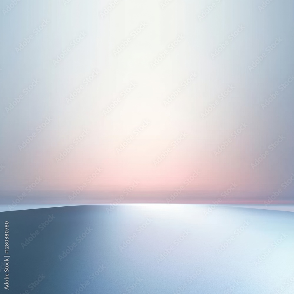 Poster Soft gradient backdrop with ample space for text placement ideal for modern design applications. Generative AI