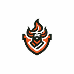 Fire god logo