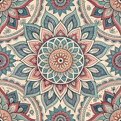 Seamless pattern, pattern, decorative background with exquisite details, glamorous pattern