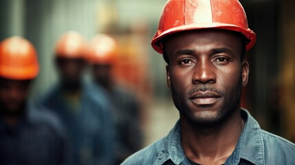 Portrait of a Confident Construction Worker
