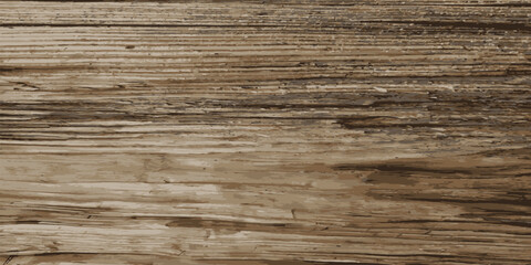 Wood texture. Vintage wood grain background. Vector illustration