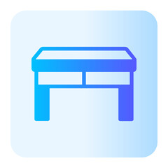 School Desk gradient icon