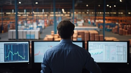 Warehouse management insights data analysis of supply chain operations from control room perspective