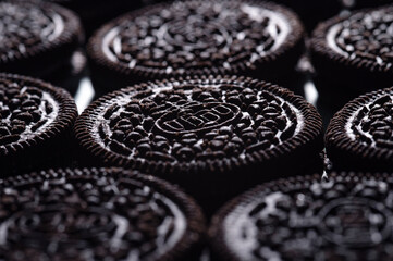 International Cookie Day. World Diabetes Day. National Real Sugar Day. World Heart Day. Soft Chocolate Sandwich Cookies with Rich Milk Cream