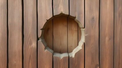 a circular object made of wood on a wooden wall with a wood background that is horizontal and has a circular shape, Carol Bove, land art, contemporary art, an abstract sculpture
