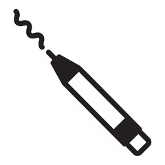 pencil glyph icon