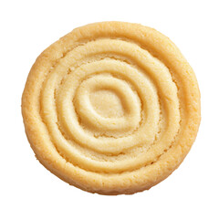 Fototapeta premium Sweet Butter Cookies on White on transparent background.