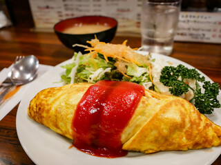 洋食屋のオムライス