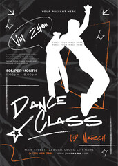 Obraz premium Dance Class Flyer