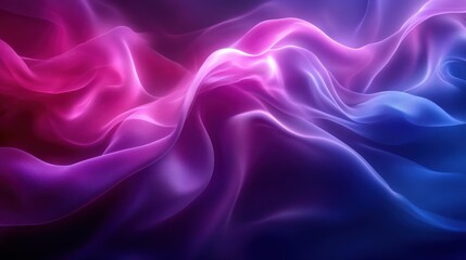 Fototapeta premium Abstract vibrant flowing fabric