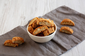 Homemade Almond Cantuccini Ready for Breakfast