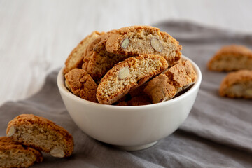 Homemade Almond Cantuccini Ready for Breakfast