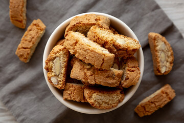 Homemade Almond Cantuccini Ready for Breakfast