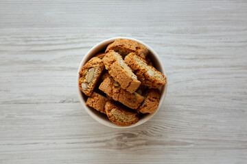 Homemade Almond Cantuccini Ready for Breakfast