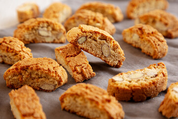 Homemade Almond Cantuccini Ready for Breakfast