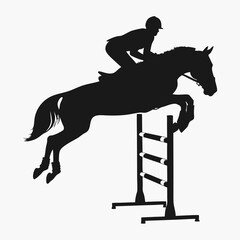 horse rider silhouette
