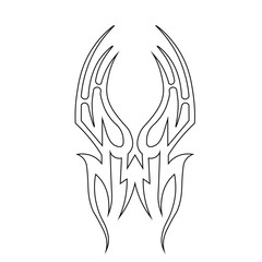 Floral Design A classic black and white floral design element featuring elegant, curved leaves and intricate detailing. Ornamental Perfect for use in decorative borders, logos