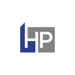 Obraz premium H and P Letter Logo Design 020