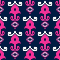Fototapeta premium seamless pattern with flowers and butterflies