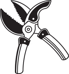 Pruners Rustic Tool for Gardening