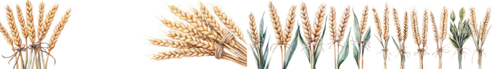 Lush golden wheat field with ripe ears of grain against a blue sky in a picturesque countryside landscape  Scenic agricultural background representing the bounty of a bountiful harvest season