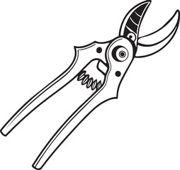 Pruners Rustic Tool for Gardening