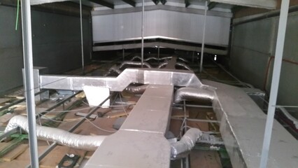 Conductos  de aire acondicionado, instalacion de estos