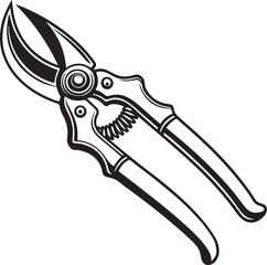 Pruners Rustic Tool for Gardening