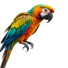 Obraz premium Sun Conure Parrot: Colorful Bird Pictures isolated on transparent background