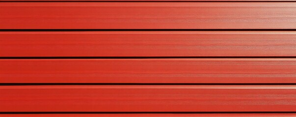 A clean red background with faint horizontal lines for subtle texture