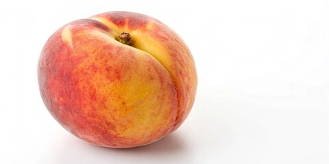 A ripe peach with a smooth surface, showcasing its natural beauty and freshness.