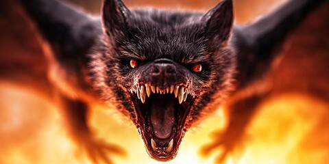 wild animal infected with rabies 