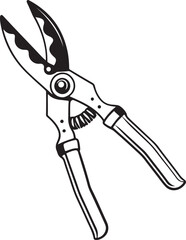 Pruners Rustic Tool for Gardening