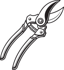 Pruners Rustic Tool for Gardening