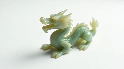 Fototapeta premium Jade Dragon Figurine