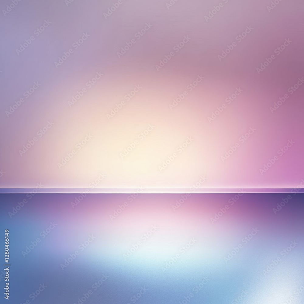 Fototapete Minimalist background with soft gradients providing ample space for creative text placement and design. Generative AI